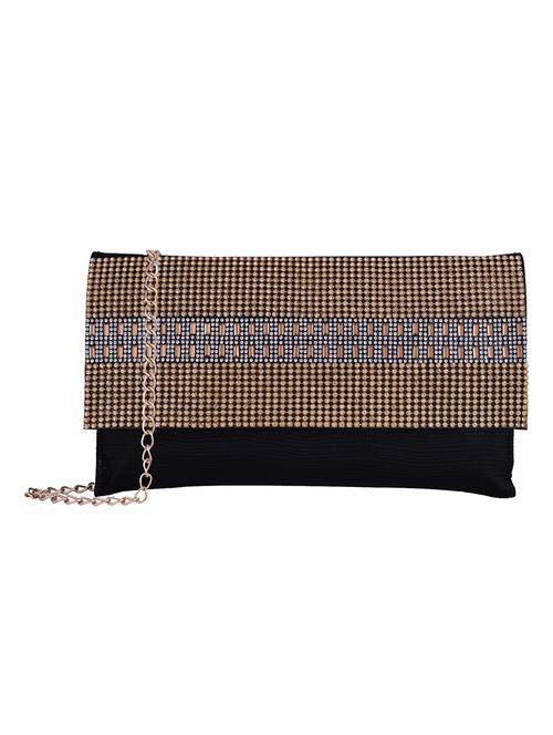 black leatherette (pu clutch - 12931496 - Very Small Image - 1