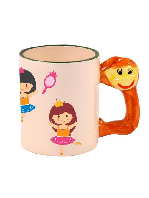 super angels animal handle green border ceramic mug - 12931638 - Very Small Image - 1