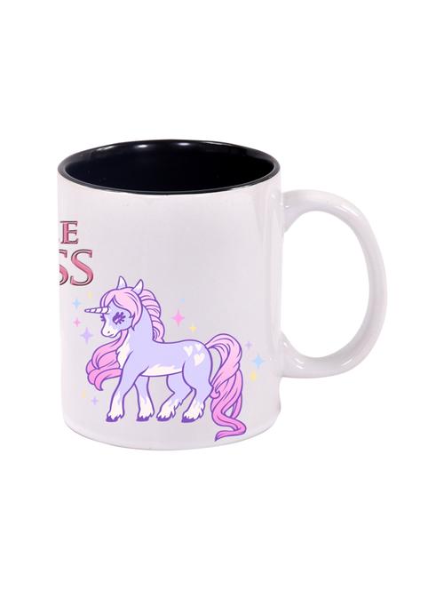 pink little princess black inside white outside ceramic mug - 12931811 - Very Small Image - 1