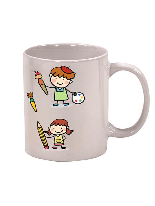 little artist  white ceramic mug - 12931830 - Very Small Image - 1