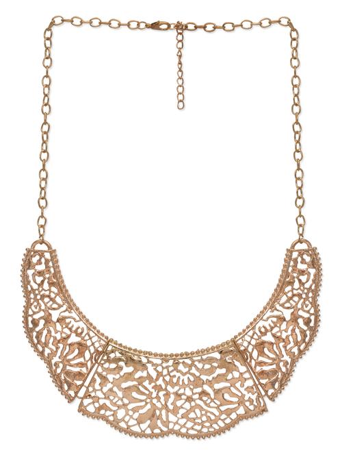 gold metallic statement necklace - 1293208 - Very Small Image - 1