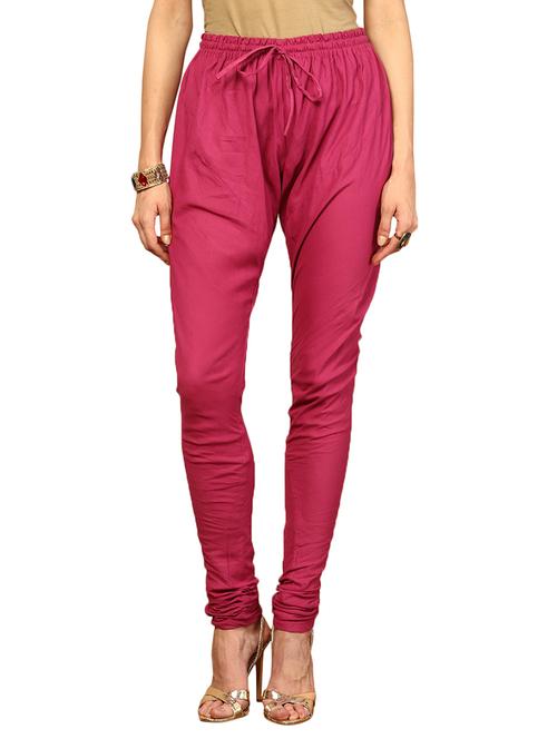 pink cotton churidar - 12932892 - Very Small Image - 1