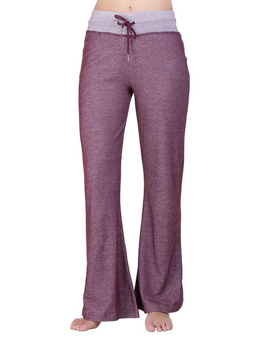 purple cotton track pant - 12938082 - Very Small Image - 1