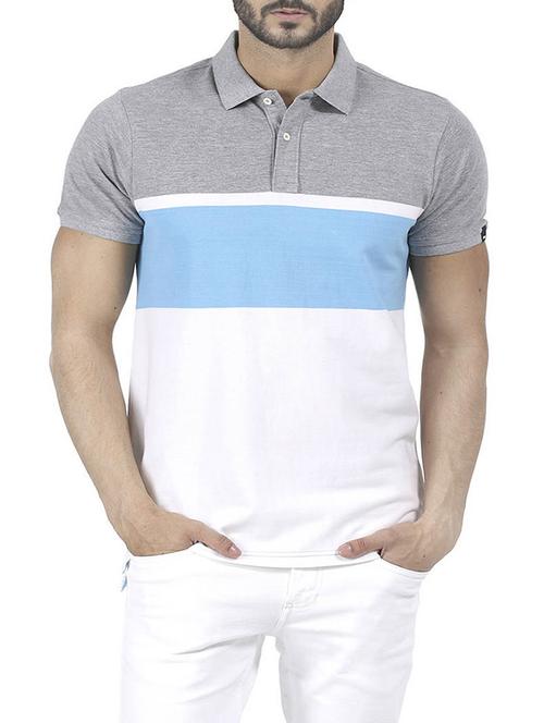 colour block cotton t-shirt - 12939025 - Very Small Image - 1