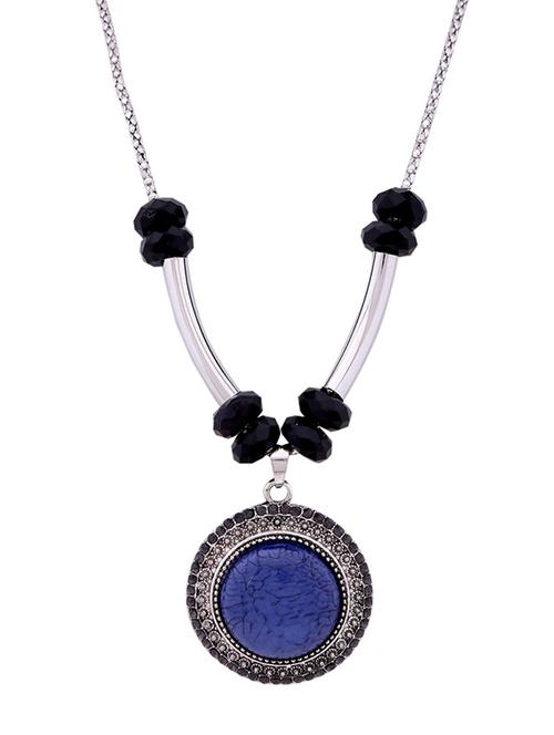 blue metal chain necklace - 12939860 - Very Small Image - 1