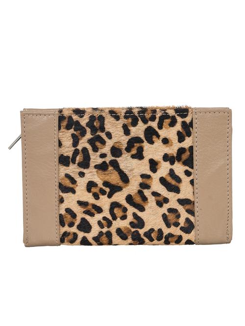 beige leather wallet - 12941571 - Very Small Image - 1