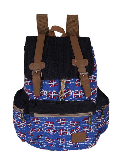 multi colored canvas backpack - 12941587 - Very Small Image - 1