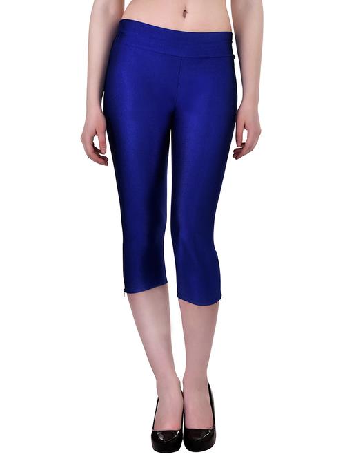 blue polyester capris - 12942812 - Very Small Image - 1
