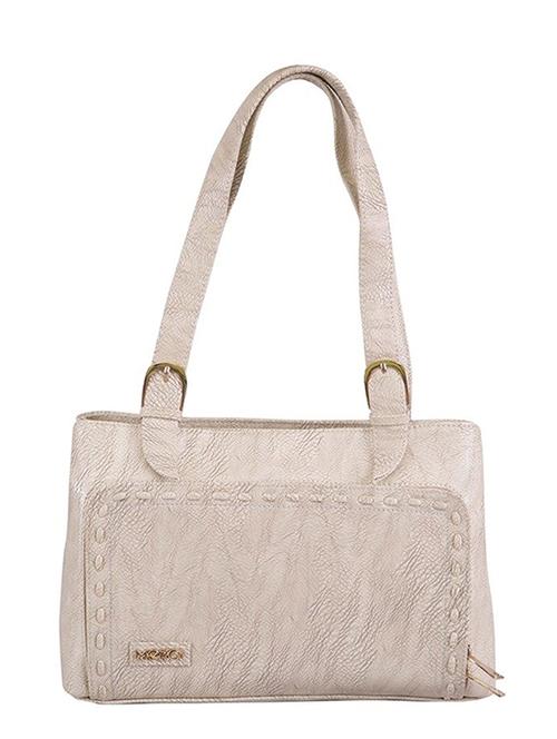 beige leatherette handbag - 12947563 - Very Small Image - 1