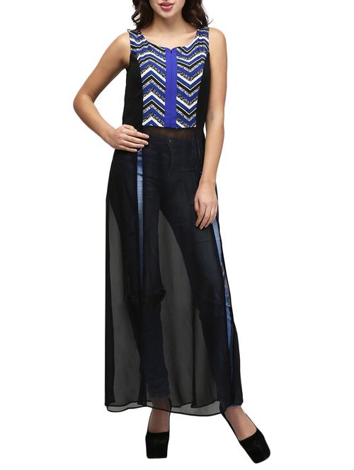 chevron print sleeveless tunic - 12948714 - Very Small Image - 1