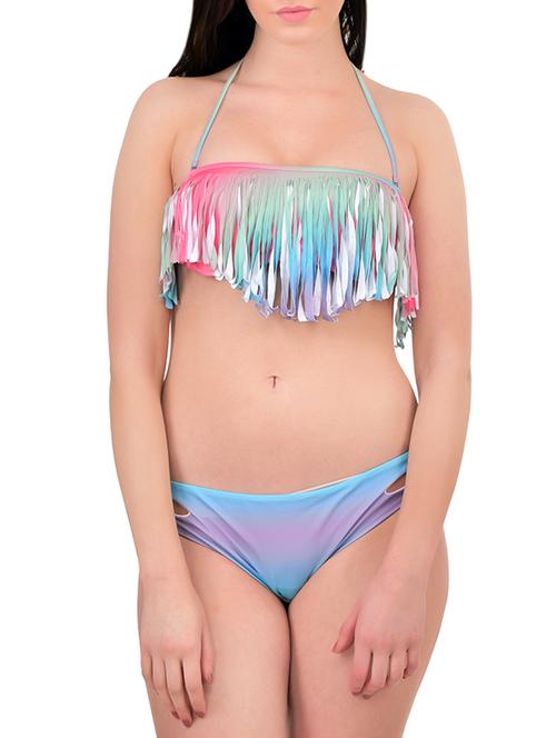 multicolored nylon bikini - 12949988 - Very Small Image - 1