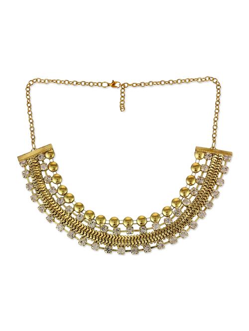 gold crystal long necklace - 12951062 - Very Small Image - 1
