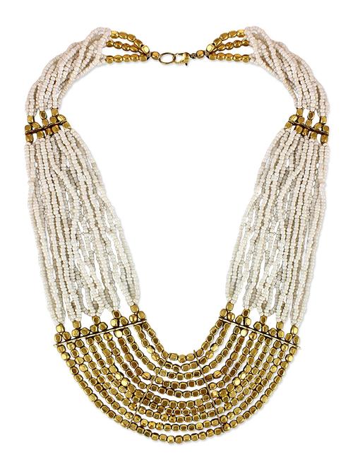white crystal long necklace - 12951079 - Very Small Image - 1