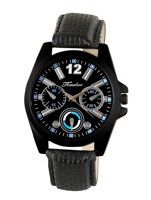 timebre men sporty black casual analog watch - 12951435 - Very Small Image - 1
