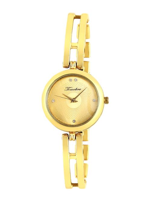 timebre women  magnificent gold luxurious analog watch - 12951506 - Very Small Image - 1