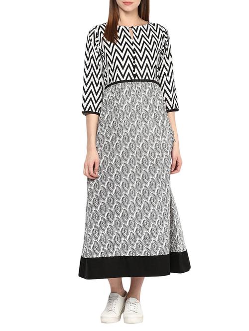 boat neck button detail a-line dress  - 12953621 - Very Small Image - 1