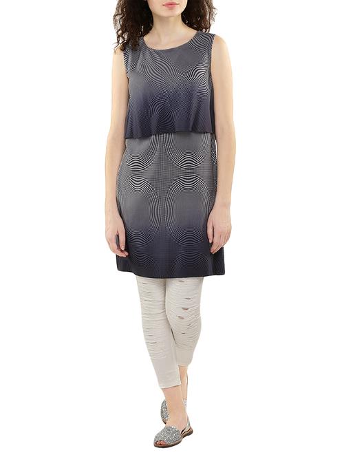 blue viscose straight kurta - 12953677 - Very Small Image - 1