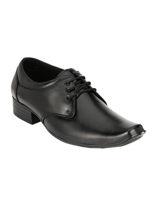 black leather lace up derby - 12959439 - Very Small Image - 1
