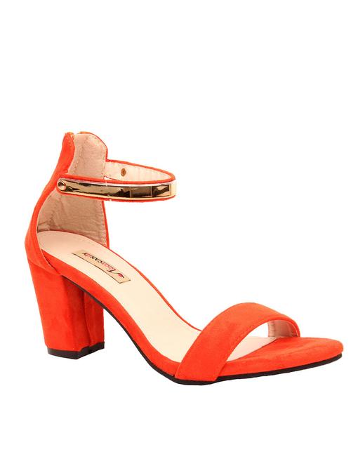 orange ankle strap sandal - 12960625 - Very Small Image - 1