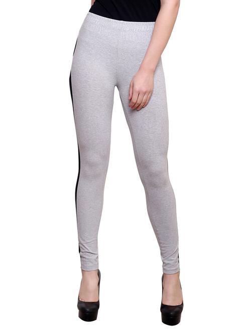 grey cotton leggings - 12961126 - Very Small Image - 1