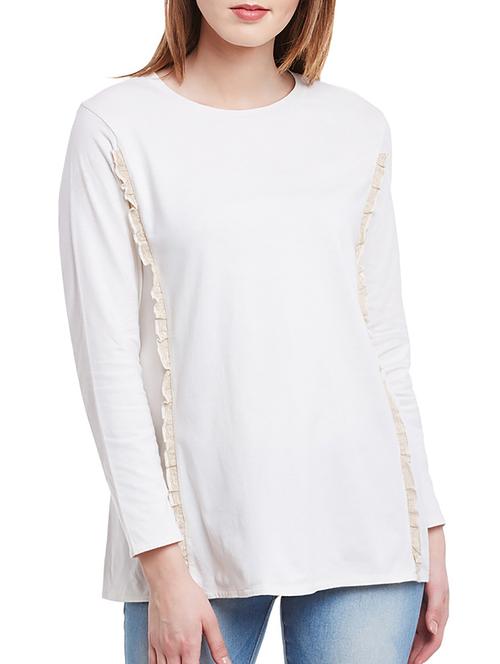 white cotton regular top - 12963305 - Very Small Image - 1