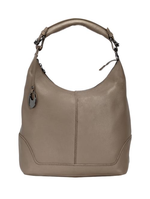 grey leather handbag - 12966744 - Very Small Image - 1