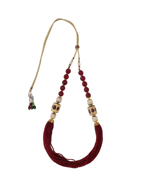 red gold plated short necklace - 12967286 - Very Small Image - 1