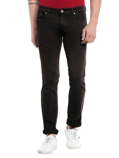 Brown Cotton Jean - 12970396 - Very Small Image - 1