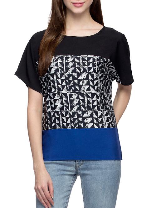 black printed regular top - 12970580 - Very Small Image - 1