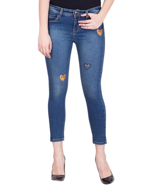 blue cotton jeans - 12970637 - Very Small Image - 1
