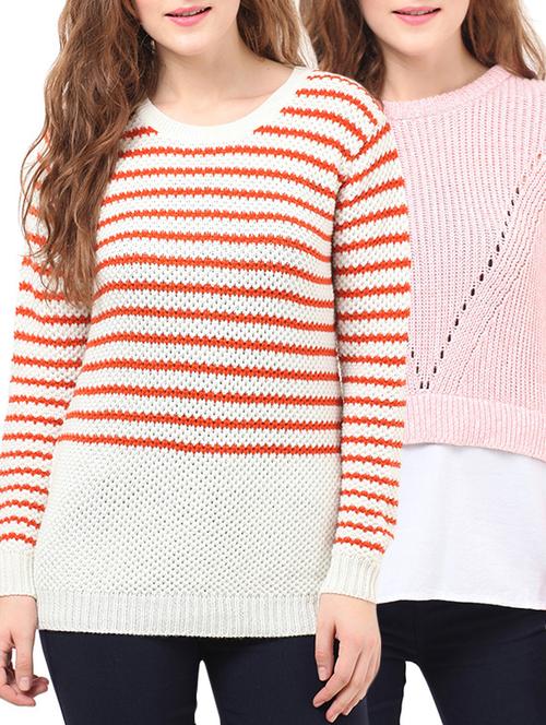 multi colored acrylic pullover - 12970815 - Very Small Image - 1