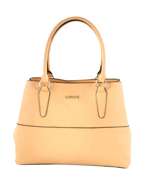 beige leatherette  handbag - 12971081 - Very Small Image - 1