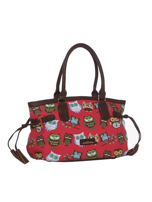 red leatherette handbag - 12973588 - Very Small Image - 1