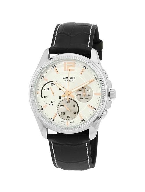 casio enticer analog white dial women's watch - mtp-e305l-7avdf(a995) - 12974023 - Very Small Image - 1