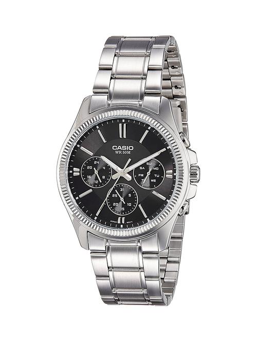 casio enticer black dial men's watch - mtp-1375d-1avdf (a836) - 12974044 - Very Small Image - 1