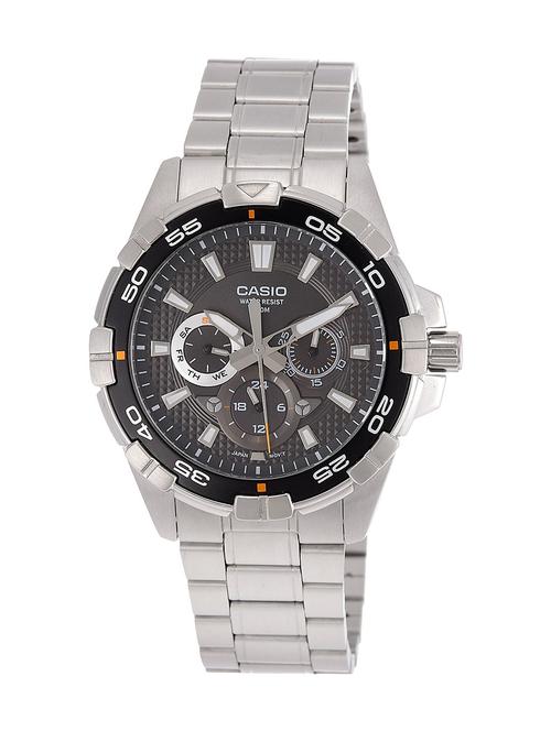 casio enticer black dial men's watch - mtd-1069d-1avdf (a657) - 12974079 - Very Small Image - 1