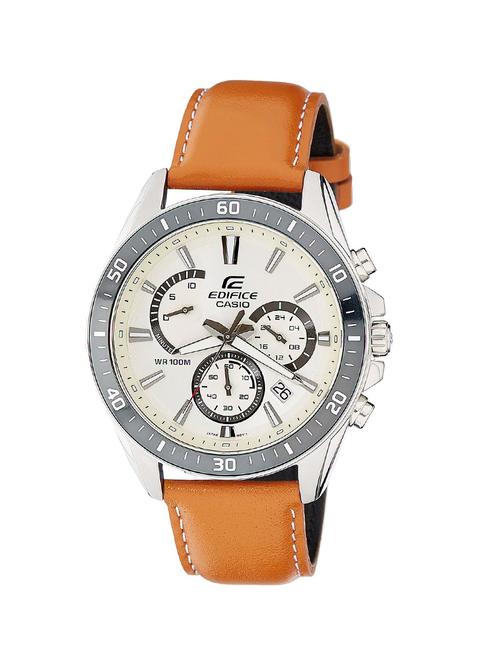 casio edifice analog white dial men's watch - efr-552l-7avudf(ex279) - 12974107 - Very Small Image - 1