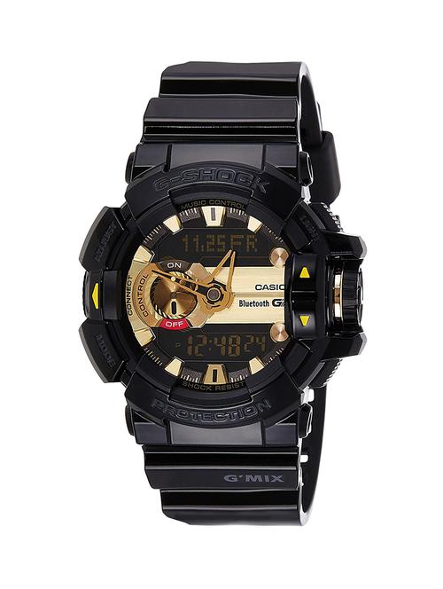 g-shock bluetooth analog-digital black dial men's watch - gba-400-1a9dr (g557) - 12974115 - Very Small Image - 1