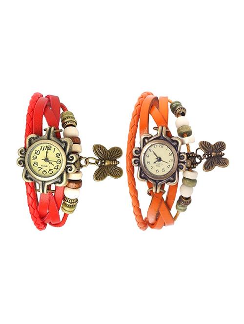 jay creation multi color leather belt women's analog watch pack of 2 - 12974139 - Very Small Image - 1