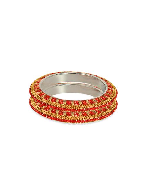 Red Metal Bangle - 12978180 - Very Small Image - 1
