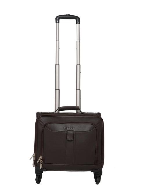 brown leather trolleybag - 12986510 - Very Small Image - 1