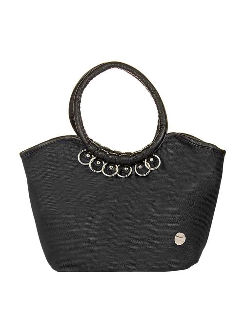 black polyester handbag - 12988776 - Very Small Image - 1