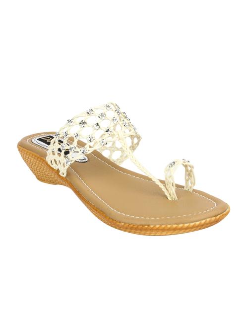 beige one toe wedges - 12989810 - Very Small Image - 1