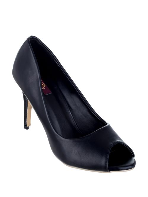 black sheet slip on sandals - 12997072 - Very Small Image - 1