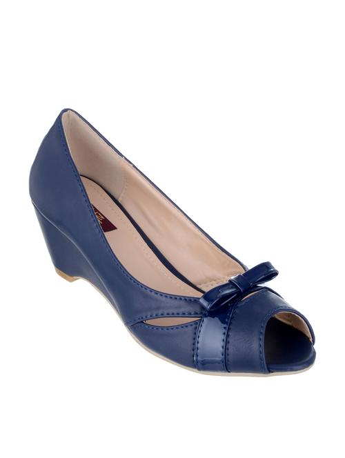 blue sheet slip on sandals - 12997091 - Very Small Image - 1