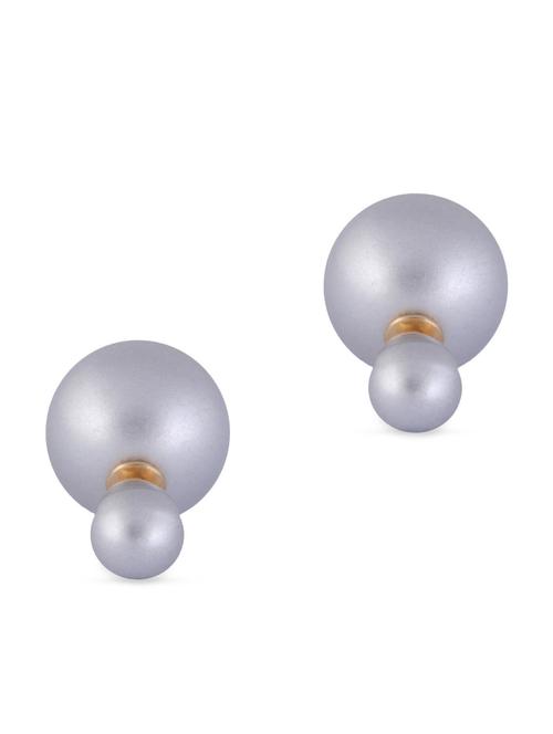 solid silver double stud - 1300022 - Very Small Image - 1