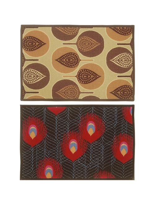 bianca set of 2 splender door mat with  hd rubber backing. - 13003390 - Very Small Image - 1