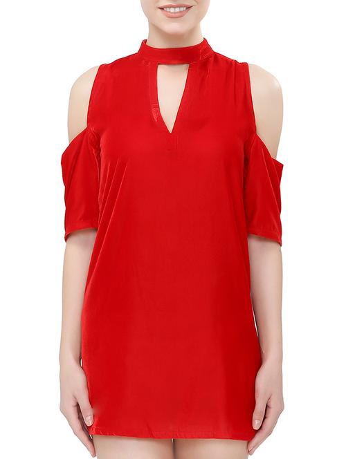 red velvet dress - 13003511 - Very Small Image - 1