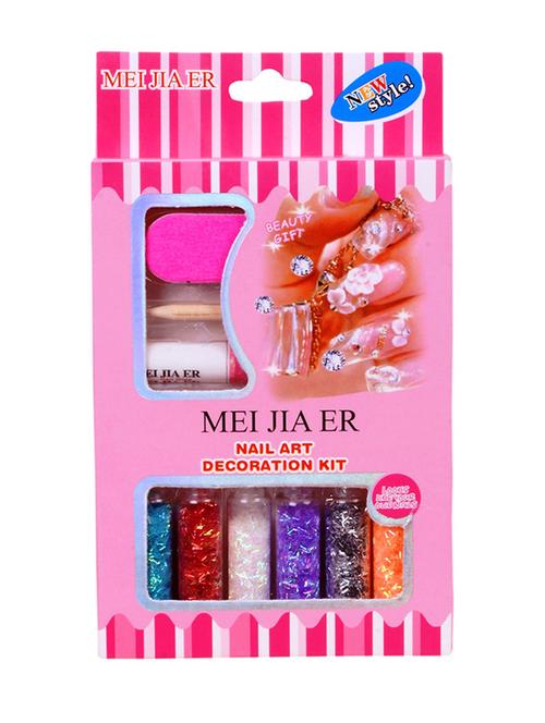 mei jia er nail art decortion kit (stick type) with glue stick - 13007143 - Very Small Image - 1