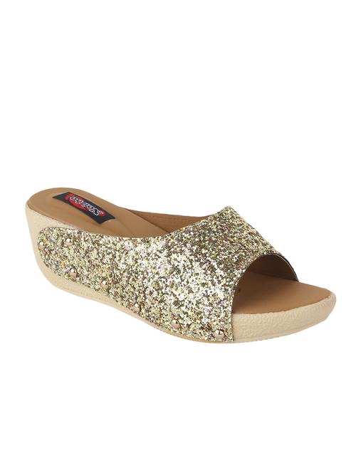 gold platforms wedge - 13008896 - Very Small Image - 1
